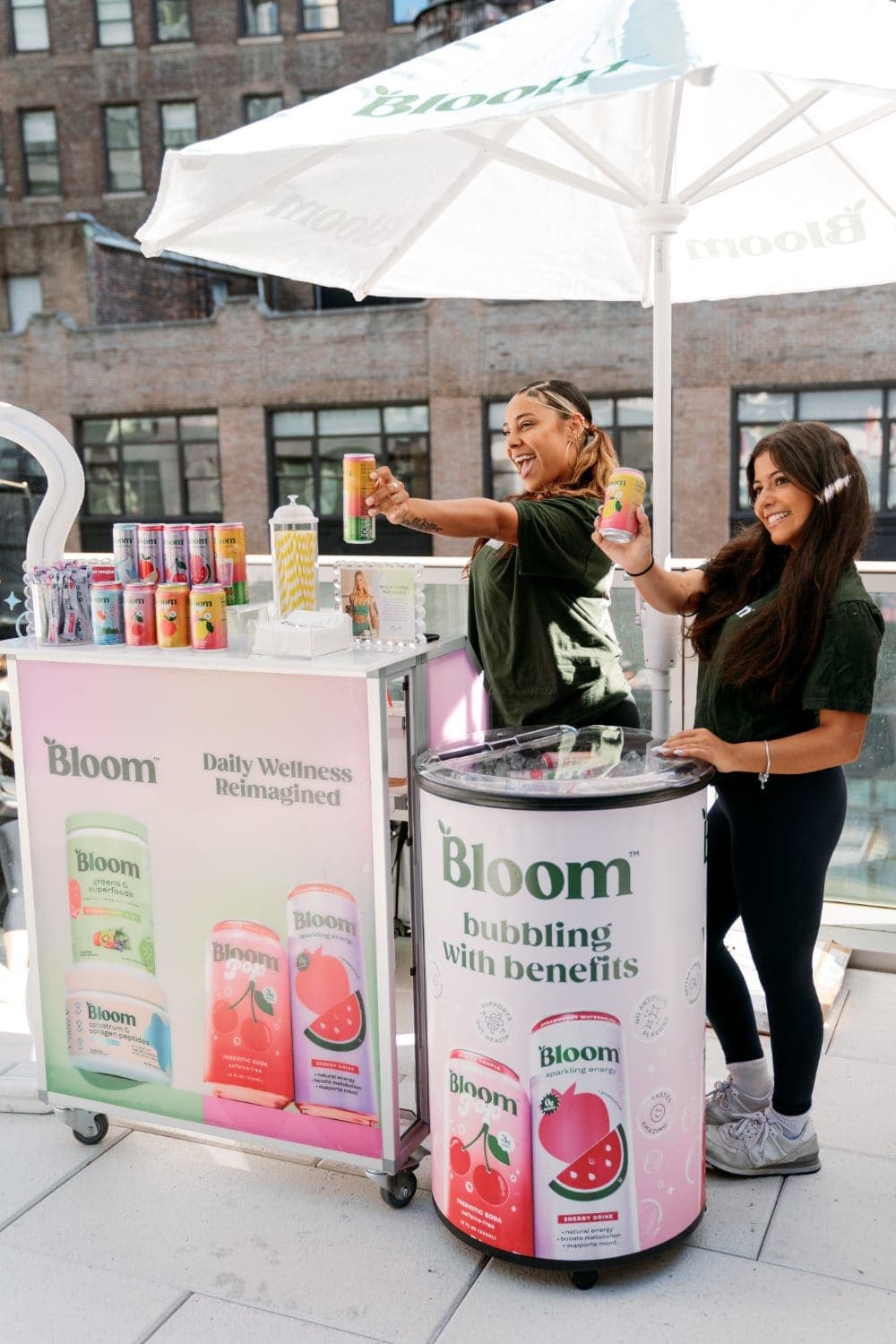 Brand partnership at a Roeme event
