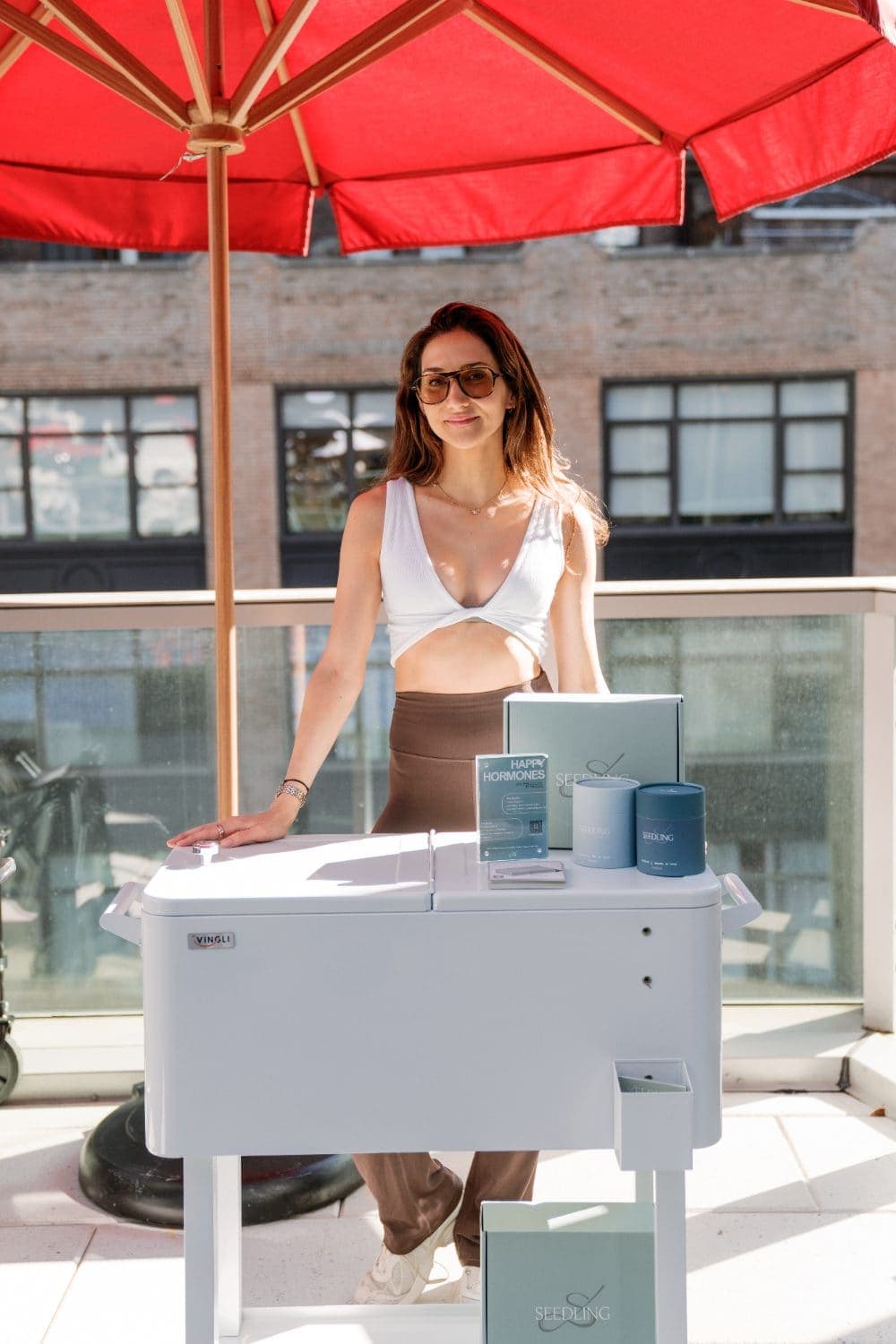 Brand partnership at a Roeme event