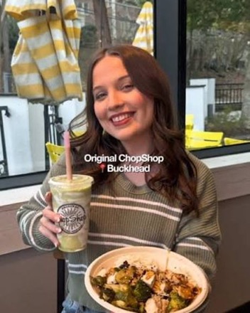A creator visiting Original ChopShop