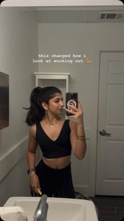 A creator visiting Pure Barre